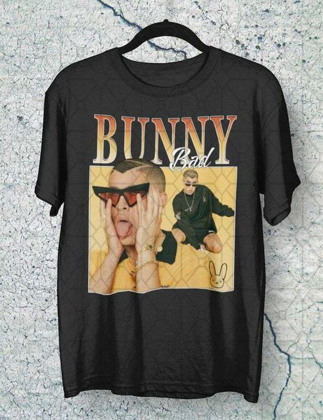 

bad bunny t-shirt for fans lover, White;black
