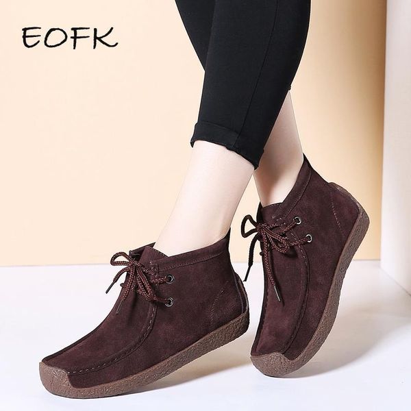 

women boots winter women's shoes woman warm short plush high suede leather sneakers fashion lace up female casual, Black