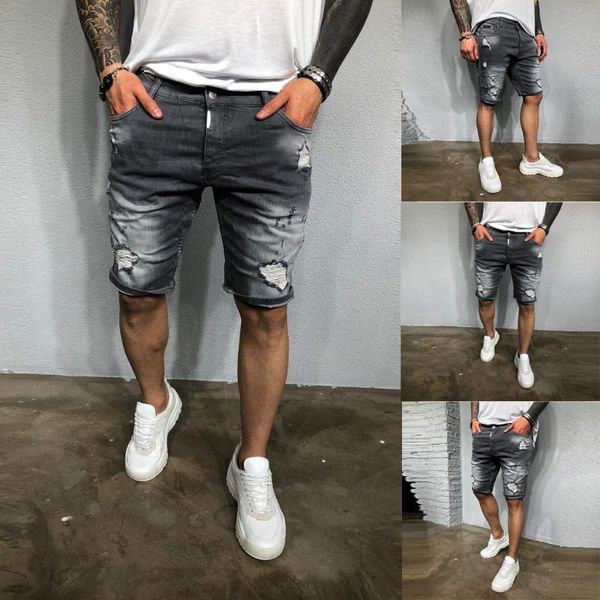 

men's shorts men 2021 zipper denim multi-pocket overalls fashion with pockets drop 20 breathable male, White;black