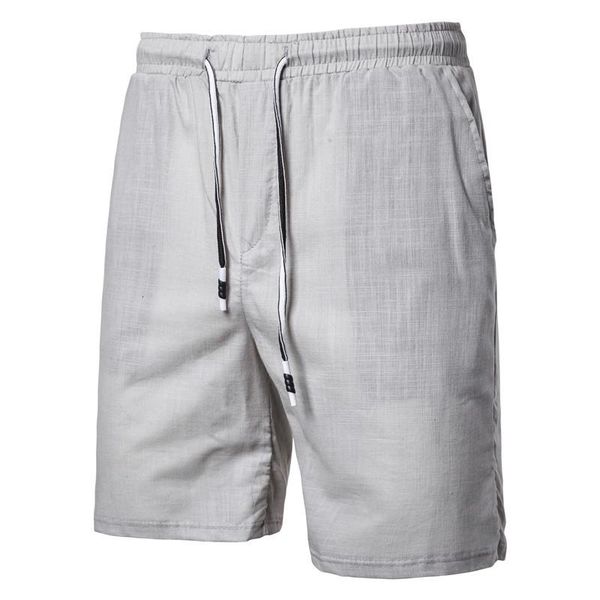 

men's xl casual pants five points beach cotton shorts gray, White;black