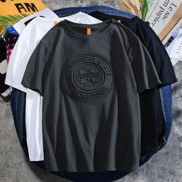 

men's t-shirts 2021 hip hop oversized t-shirt loose o-neck print women short sleeve plus size graphic t shirts streetwear, White;black