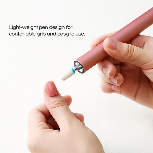 

mini electric nail drill machine design pedicure pen art pusher manicure care polishing tools1, Silver