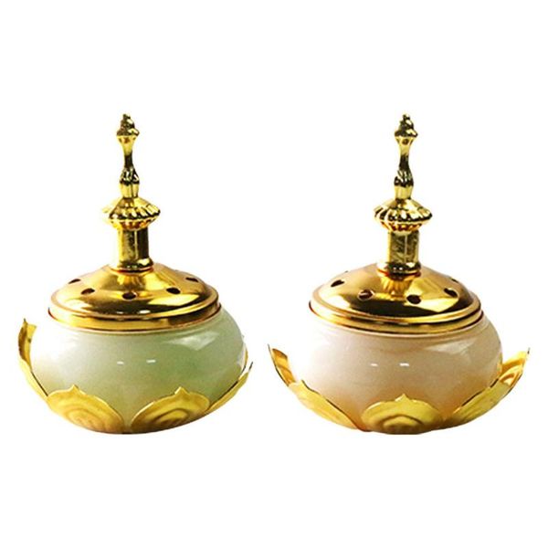 

fragrance lamps modern lotus incense burner decoration cone coil holder outdoor charcoal censer spa yoga home decor