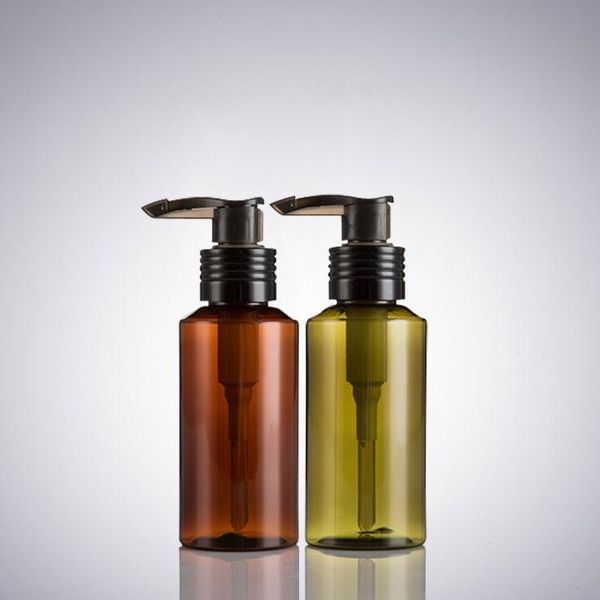 

storage bottles & jars 300pcs/lot 100ml empty dispenser lotion hand cream pump bottle travel plastic portable convenient pet container