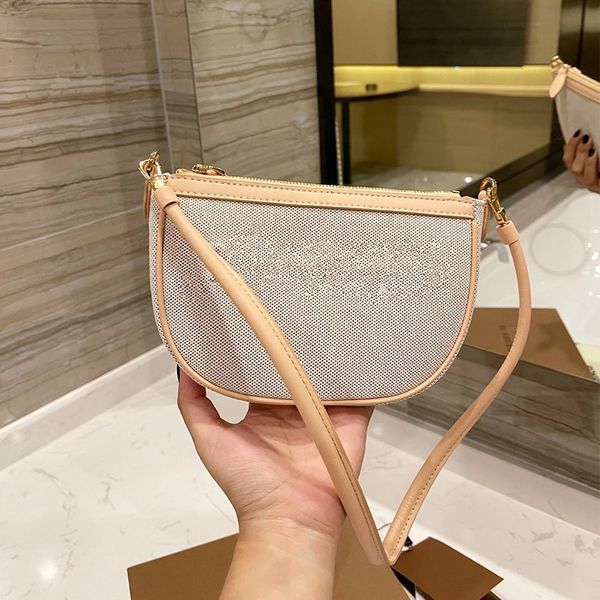 

designer women's shoulder bags fashion all-match underarm bag size 20 12cm canvas