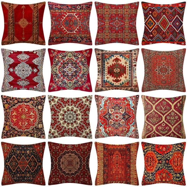

cushion/decorative pillow turkish persian carpet retro pattern cover home decoration cushion linen