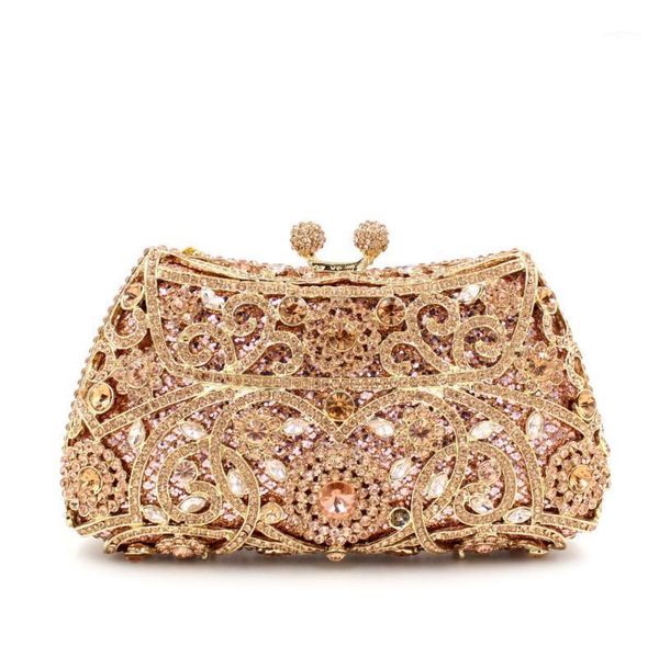 

evening bags xiyuan women champagne crystal clutch bag rhinestone purse and handbags wedding party lady handbag birthday gift