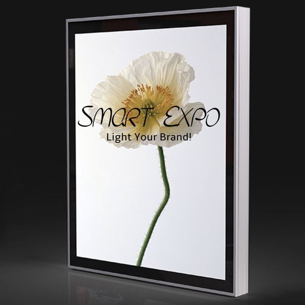 

60*80cm movie poster light box advertising display cinema lightbox featuring 42mm thickness aluminum frame with wooden case pack