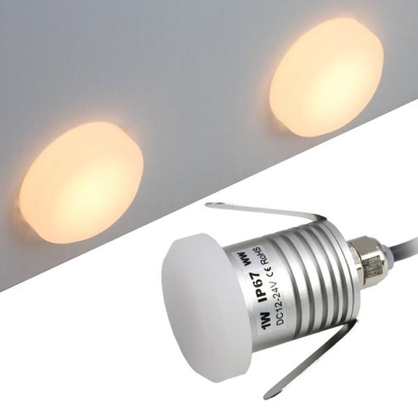

outdoor wall lamps decorative luminaires 1w led deck light 12v-24v acrylic solft lighting stair pathway landscape waterproof ip67 spotlight