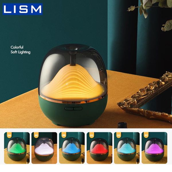 

essential oils diffusers 600ml aroma diffuser humidifier remote control timing adjustable fog amount colorful night light usb home air