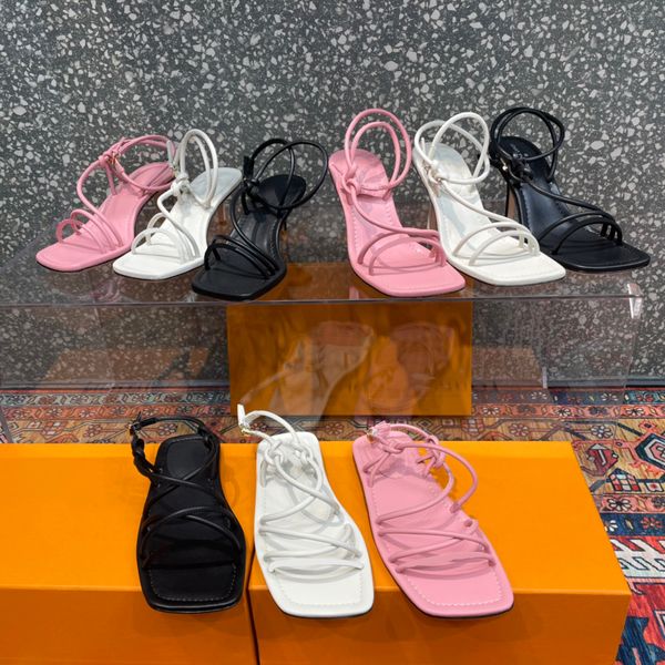 

classic sandals party fashion shoes designer low mid high heels leather ladies button stiletto heels, Black