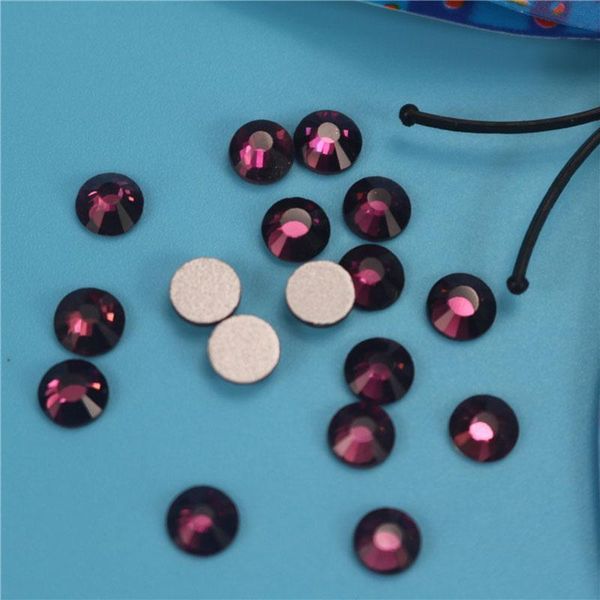 

nail art decorations deep purple rhinestone for 1.3mm-6.5mm flat back non fix glue on rhinestones, Silver;gold