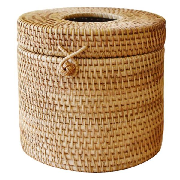 

tissue boxes & napkins 1pc classical box round napkin holder paper storage container