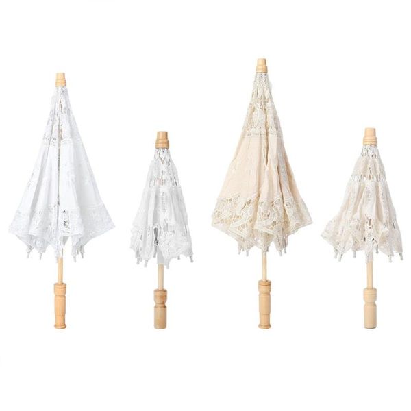 

umbrellas lace flower embroidery parasol wedding bride pography umbrella