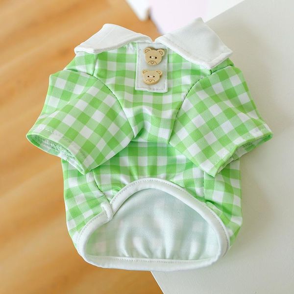 

dog apparel schnauzer t shirts plaid chihuahua poodle bichon shirt for small pet clothes puppy cat costumes apparels