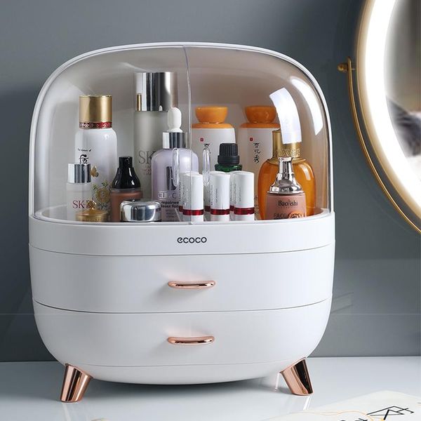 

storage boxes & bins bathroom makeup drawer organizer deskbeauty case cosmetic jewelry nail polish make up container