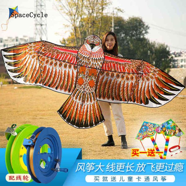 

hawk children's breeze easy to fly special line new kite wheel night market toys