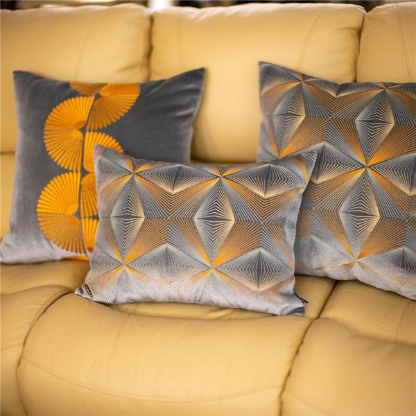 

cushion/decorative pillow colorful cushion cover decorative pillows 3d geometric embroidery velvet cojines decorativos para sofa housse de c