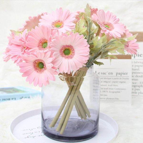 

decorative flowers & wreaths artificial flower wedding hand small bouquet 7pcs 7 pieces of a bunch home high-quality european high-end simul