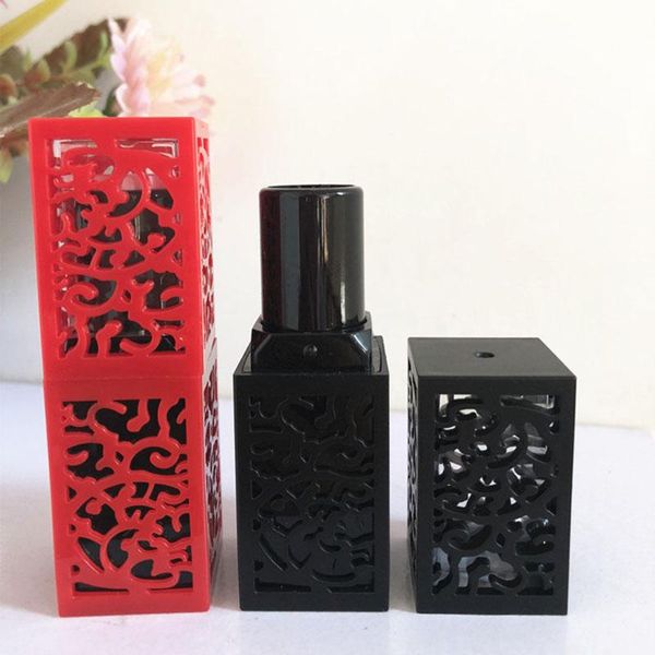 

storage bottles & jars empty cosmetic containers lipstick tube with hollow carved refillable packaging tubes diy 12.1mm cream