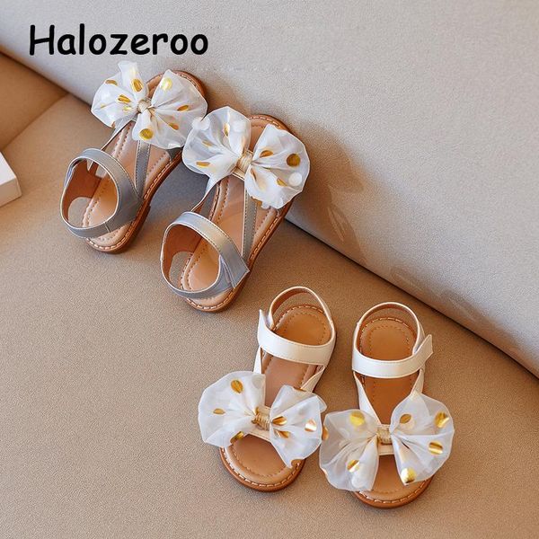 

sandals summer kids bow beach children brand shoes baby girls soft princess mesh silver flats sweet dress sandalias, Black;red