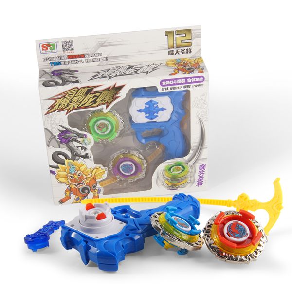 

alloy set toy explosive spinning boy vs. tooth ruler handle battle arena