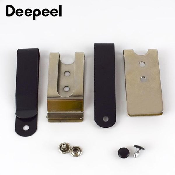 

bag parts & accessories deepeel 5pcs 5.5/6.7cm metal belt clips hardware buckle hook for pockets wallet key hooker diy silver black bf219