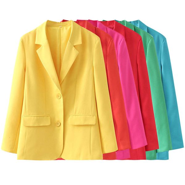 

autumn style women's ice cream color loose suit coat, Black;brown