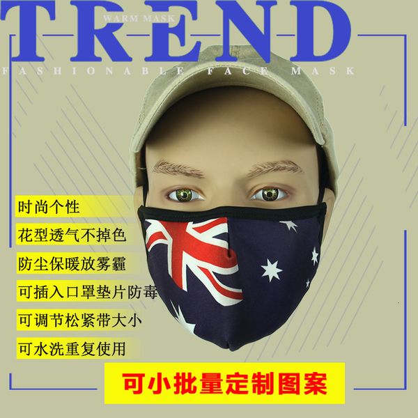 

cloth diy washable digital printing american flag mask insert