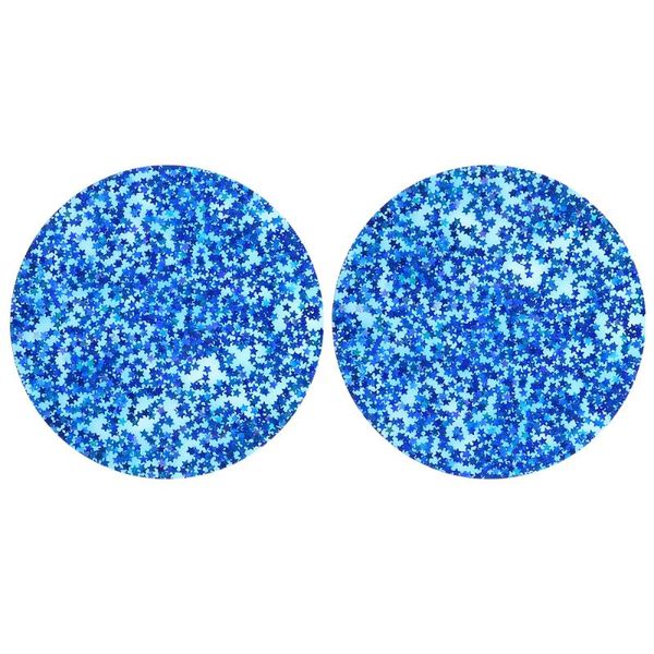 

mats & pads 2pcs acrylic starry style table mat practical heat insulation placemat