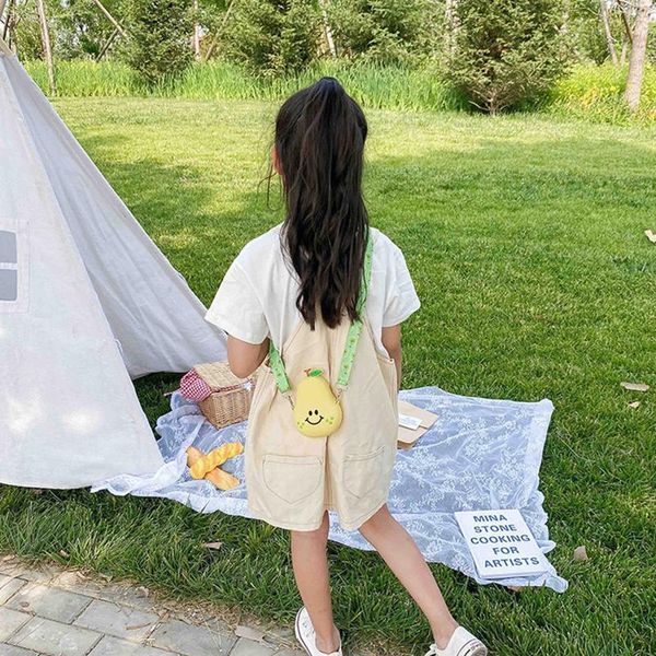

waist bags infant baby kids girls one shoulder bag fruit silica gel waterproof minority design cross-body trend women's
