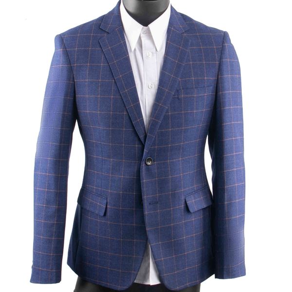 

men's suits & blazers 2021 custom suit for men dark blue checkered check tailor-made dress pants, fashion costume sur mesure, White;black