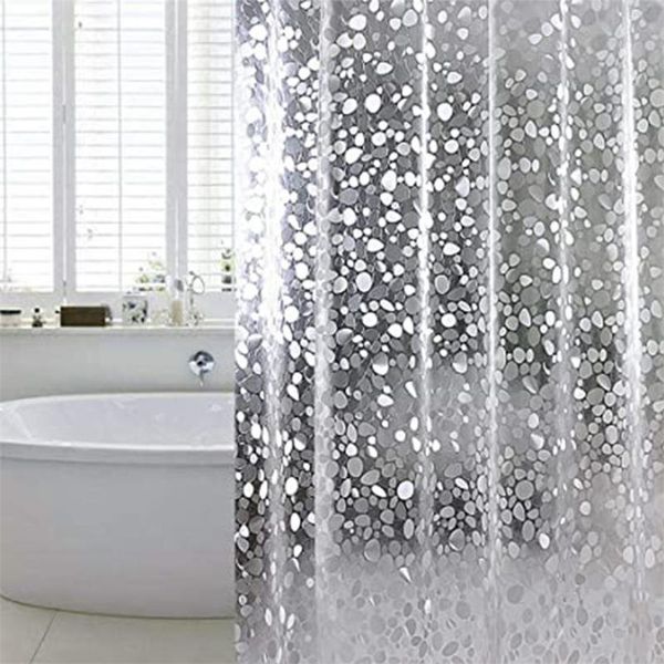 

shower curtains modern curtain hook mildew proof waterproof peva bathroom cobblestone with hooks for el