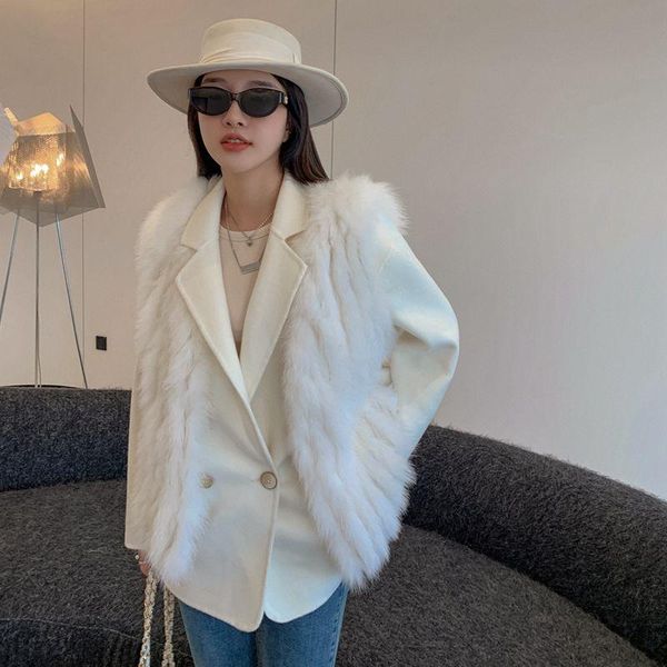 

women's wool & blends double-faced cashmere coat d046, Black