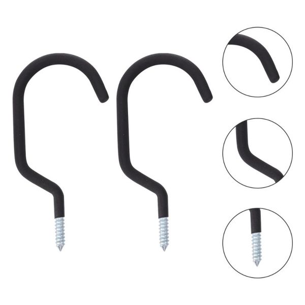 

2pcs bike hook heavy duty storage hooks hanger with bolts & rails