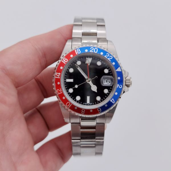 

mens watches ceramic bezel men mechanical automatic movement watch sports self-wind fashion wristwatches, Slivery;brown