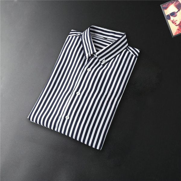 

2021 spring men's shirts solid color professional long sleeves business trend simple fashion coat men size -3xl#hsc/36, White;black