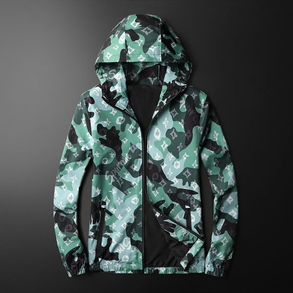 

men's plus size outerwear 2021 autumn casual hooded jaet style long sleeve large fashion