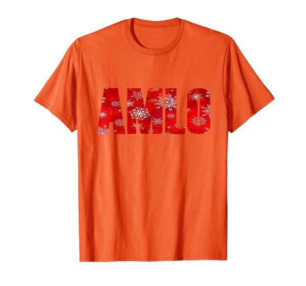 

amlo andres lopez obrador mexican president navidad gift t-shirt, White;black