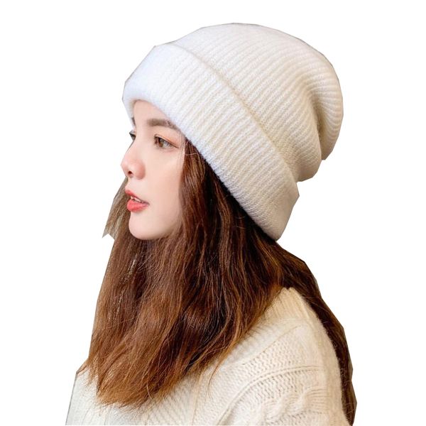 Fashion Street Beanie Chapéu Para Mulheres Chapéus de Inverno Chapéus de Pele de Coelho Cruzeiros Quentes Boné Boné Feminino Caps