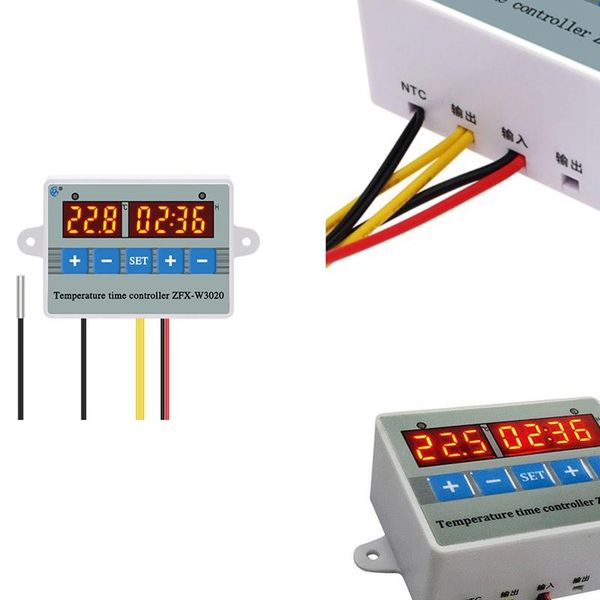 

smart home control zfx-w3020 digital intelligent temperature time controller thermostat timer switch module -55-110 celsius