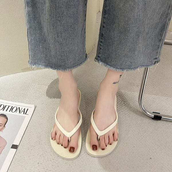 

slippers women 2021casual female slides flip flop ladies beach sandals summer chausson femme non-slip flat shoes zapatos mujer, Black