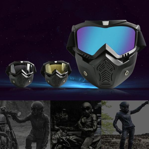 

ski goggles motorcycle snowmobile skiing glasses windproof motocross sunglasses for open face helmet bf655