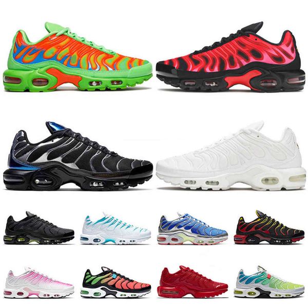 

fashion running shoes plus tn mean green university red black si er white volt glow lava womens mens trainers sneakers