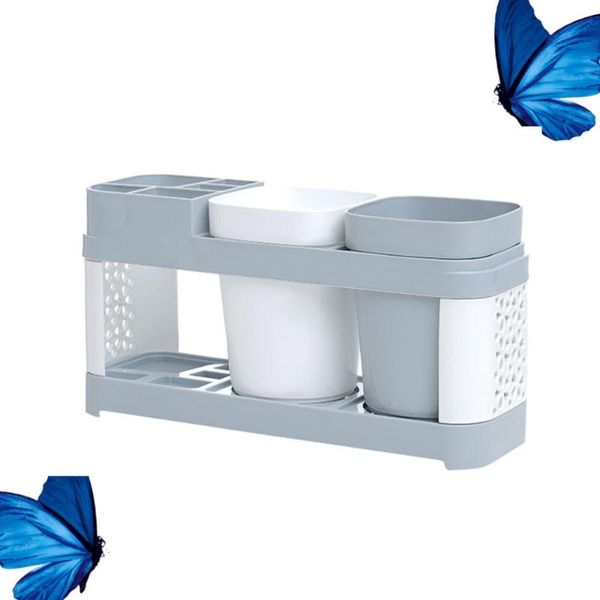 

simple toothbrush storage stand tooth cup holder wash gargle rack deskbathroom for ho bath accessory set
