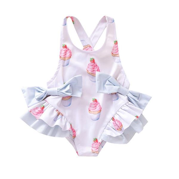 Tute Toddler Neonate Costumi da bagno interi Costumi da bagno per bambini Gelato Costume da bagno Costumi da bagno