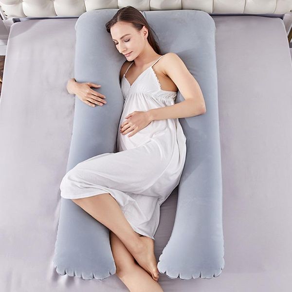 

pillow inflatable for pregnant women body cotton pillowcase u shape maternity pregnancy pillows side sleepers bedding