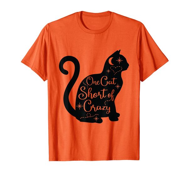 

lucky black cat tee, cute crazy cat lover gift t-shirt, White;black