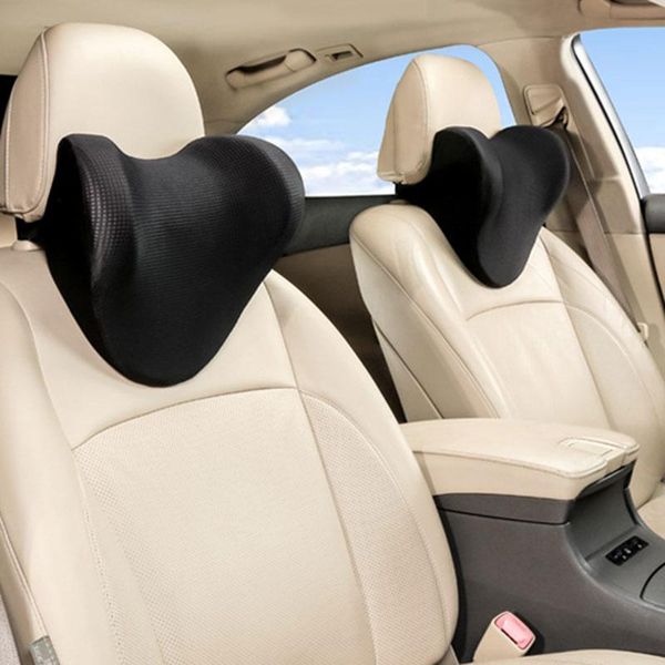 

seat cushions 2pcs car headrest neck pillow space memory foam cushion support side head travel sleeping universal four seasons
