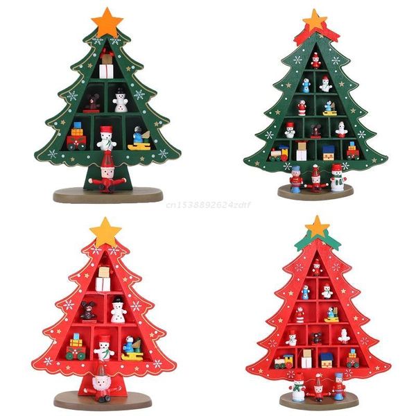 

christmas tree hanging decoration,creative tableornament painted star wooden crafts xmas year home party decor 77ja favor